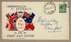 Australia 1950 WW QEII FDC Cover NSW Postmark Grenfell