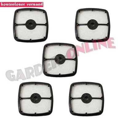 5x Luftfilter Filter mit Gummirand für ECHO Heckenschere Freischneider SRM HC