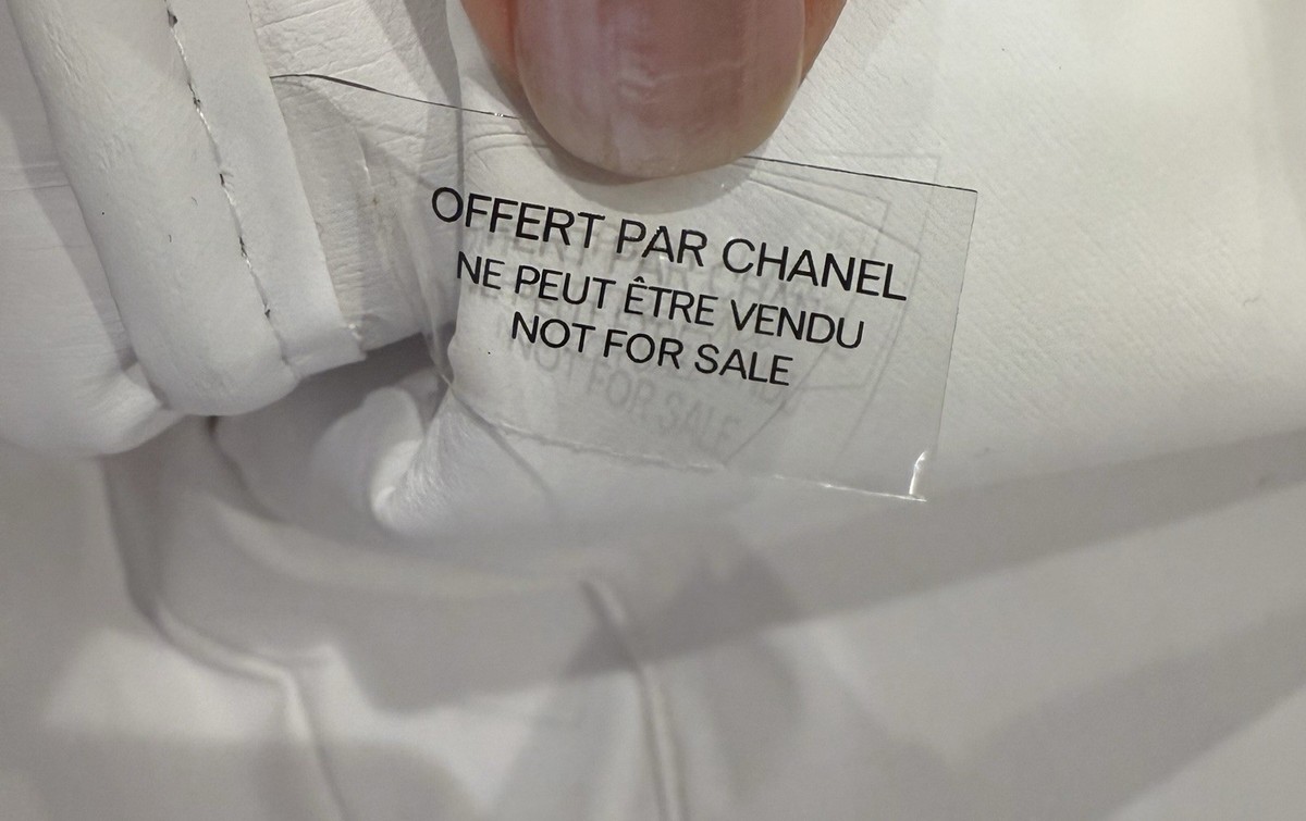 CHANEL Beauty White Cosmetic Pouch Fuzzy | eBay