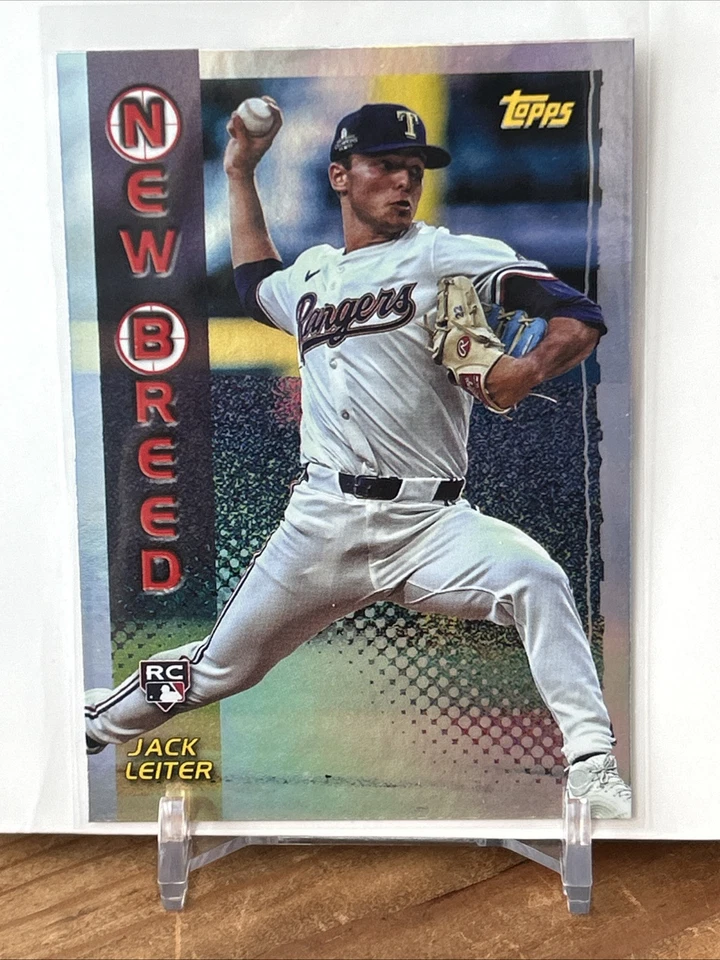2024 Jack Leiter RC Lot - Topps Chrome Update US156 Archives 123 Insert 99NB-23 - Image 2 of 4