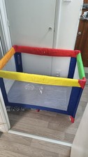 Mothercare Portable Baby Cot In Multicoloured Excellent Condition