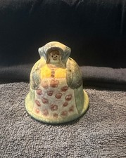 Vintage Italic Ars  bell was handmade 1960-2009 in Florence, Italy Pottery Bell