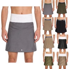 Mens Women Diaper Cover Elderly Incontinence Waistband Reusable Daily Skirt