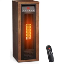 1500-Watt 24.02 In. Electric 6-Compact Quartz Tube Heating Space Infrared Heater