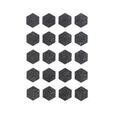 Sweat Resistant Mouse Sticker Hexagonal Pattern Grip Pad Quick Installation
