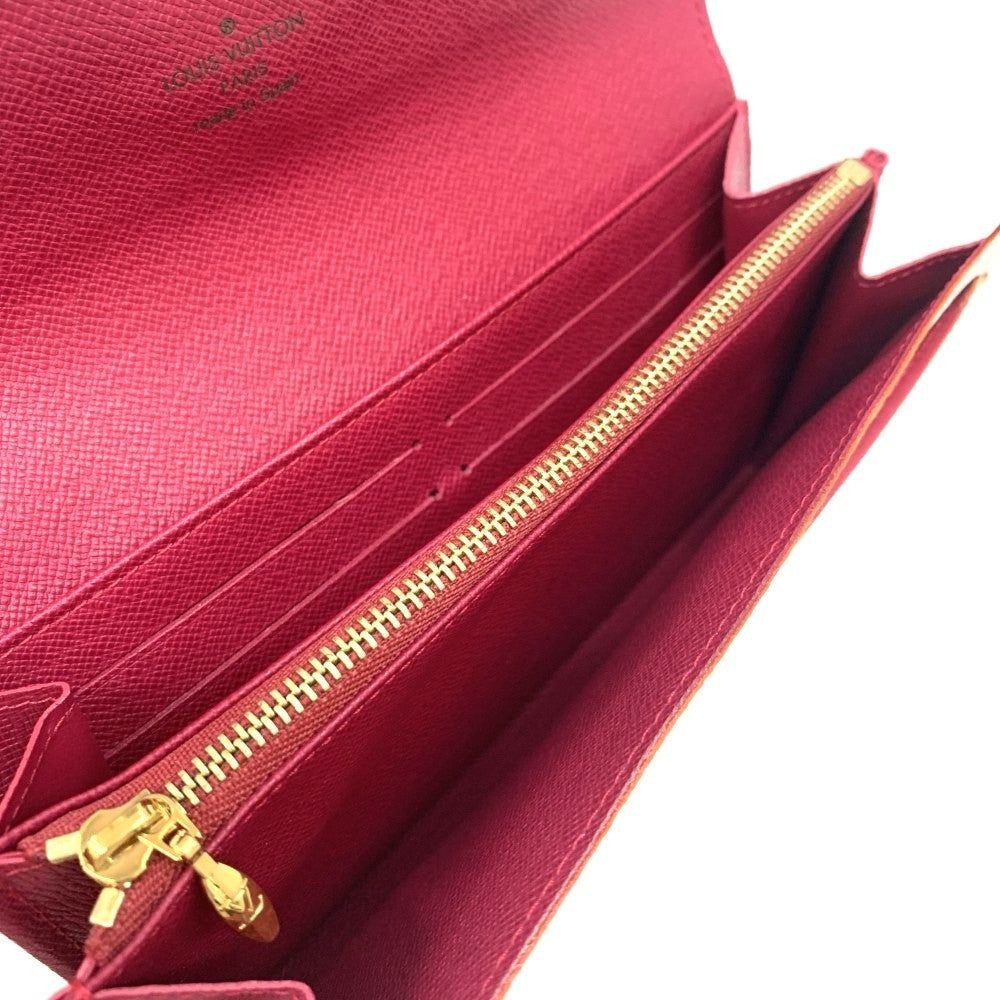 Louis Vuitton Monogram Sala Fig Wallet Snap Closure Used thumbnail 7