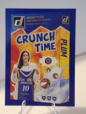 2025 Panini Donruss WNBA - Crunch Time Kelsey Plum #8 Press Proof Blue