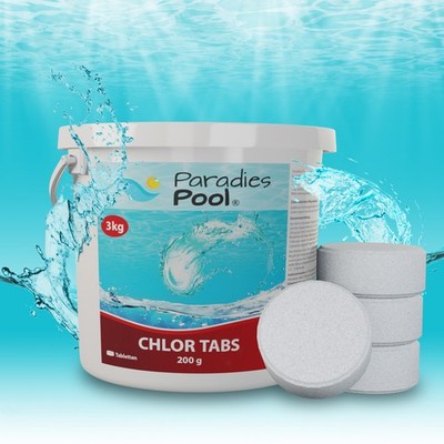 3 kg Chlortabletten 200g Desinfektion Chlortabletten für Pool