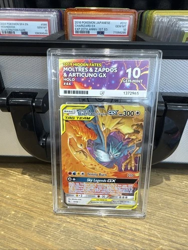 Moltres & Zapdos & Articuno GX 44/68 Ace 10