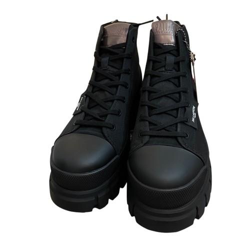 Palladium Revolt Hi TX Women’s Boots Black Size 10 Chunky Lug Sole Platform - Picture 3 of 10