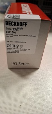 EK1501 BECKHOFF EtherCAT-Koppler mit ID-Switch, Multimode-LWL-Anschluss 