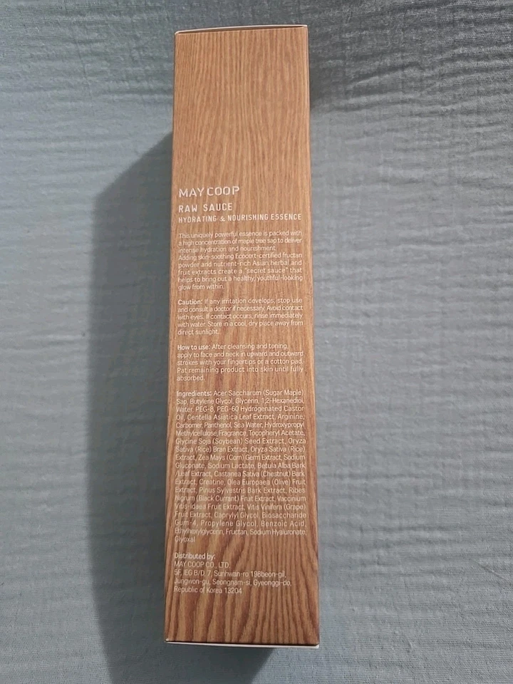 MAYCOOP Salsa Cruda Esencia Emulsión Tónico Coreano Acer Agua de Arce NUEVO Seúl 150 ml Foto 4 de 4