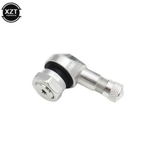 90° Aluminum Alloy Tubeless Motorcycle Tire Valve Stem Angled Rim Air Valve