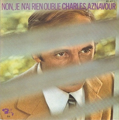 Nein, Ich Habe Nichts Vergessen | Charles Aznavour | Barclay | Guter Zustand