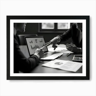 Business Meeting 5 Art Print Framed Wall Art Poster Canvas Print Picture