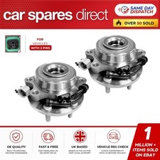 FOR NISSAN PATHFINDER 2005-ONWARDS FRONT WHEEL HUB & BEARING KIT W/ ABS X2