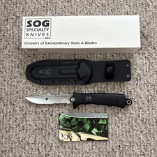 ORIG SOG SPECIALTY KNIVES REV 7 ROBBIE ROBERSON SEAL REVOLVER BOWIE KNIFE