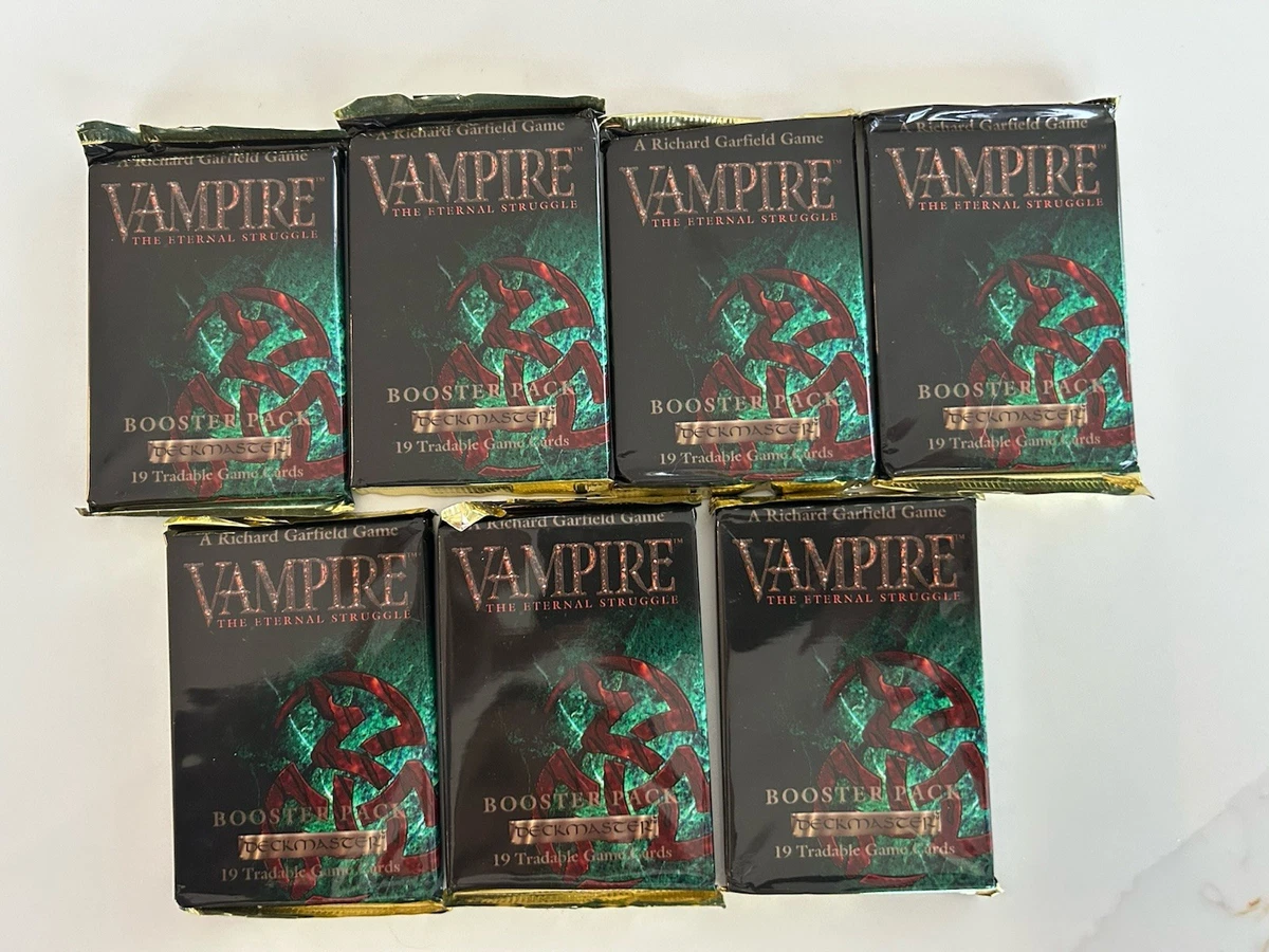 Vampire: The Eternal Struggle Sealed Collectible Card Game Packs