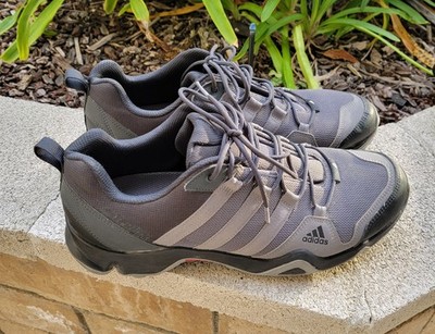 Adidas Terrex AX2R Carbon Gray Black Hiking Trail Outdoor Shoes Mens 12 CM7728