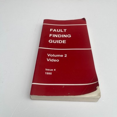 Fault finding guide for videos volume 2 issue 4 1995 book