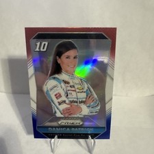 2016 Panini Prizm NASCAR - Danica Patrick #10 Red White & Blue Prizm