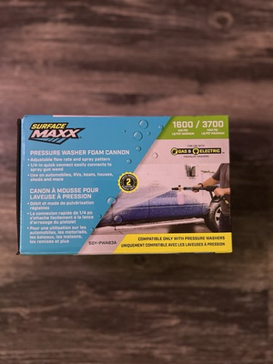 #ad #ad SurfaceMaxx 3700 PSI 1 4 in Pressure Washer Foam Cannon Soap Sprayer NEW $20.00