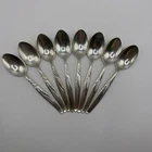 Lot 8 Towle Southwind Sterling Silver Teaspoons Spoons Vtg Stamped 8.65oz .245kg