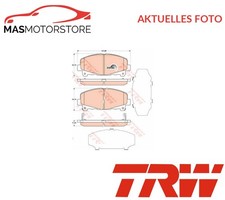 SATZ BREMSBELÄGE BREMSKLÖTZE VORNE TRW GDB3477 A FÜR ACURA TLX 3.5L,2.4L