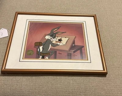 Warner Bros Cel Bugs Bunny Ain't I A Stinker Rare Signed Chuck Jones - Image 1 of 4