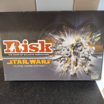 RISK STAR WARS CLONE WARS Edition The Game of Galactic Domination by PARKER 2005