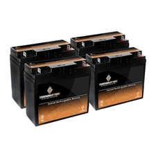 Chrome Battery 12V 18Ah SLA Battery 4 Pack
