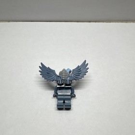 LEGO Sir Fangar Minifigure w/ Wings - Legends of Chima loc044 Gray