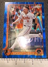2025 Topps Chrome Ryan Mountcastle #297 Blue Raywave 134/150