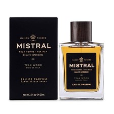 Mistral "Teak Wood" Pour Homme For Men EDP Spray 3.3oz/100ml-France-NEW/SEALED