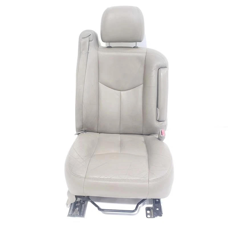 Asiento de pasajero derecho cuero desgaste normal OEM 2003 2007 Chevrolet Silverado 3500 Foto 2 de 4