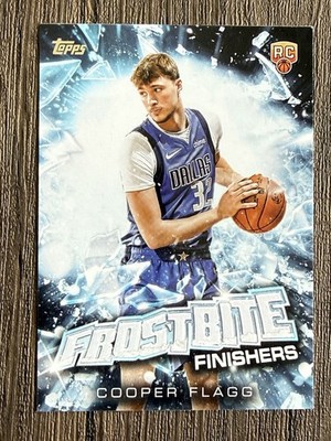 Cooper Flagg RC SSP Case Hit 2025 Topps Holiday Mega Frostbite Finishers Mavs
