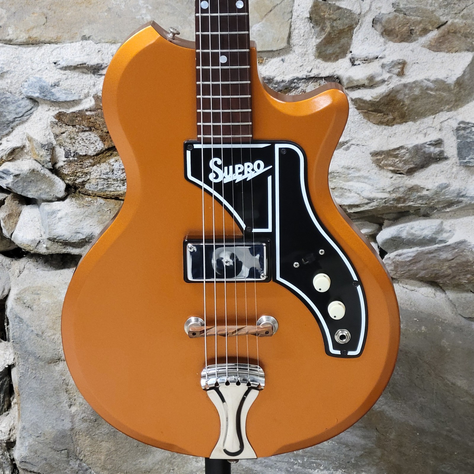 1961 Supro Ozark Fire Bronze - New Old Stock