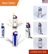 Durable Pro Lighter Sleeve - 420 Stainless Steel Multi-Tool for Outdoor Activity