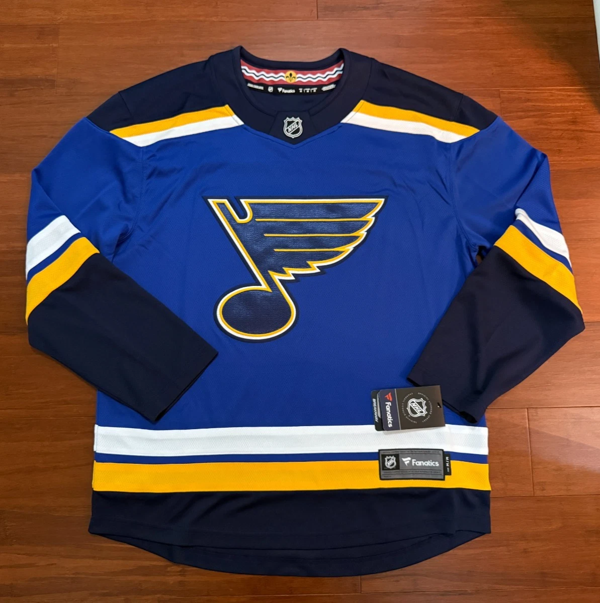 St Louis BLANK Blue Breakaway Team Jersey