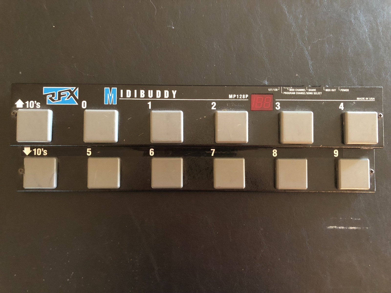 Rolls RFX Midibuddy MP128P MIDI Foot Controller