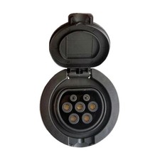 EV Charging Socket Outlet Type 2 Socket Connector 4 Point Fixed European6073