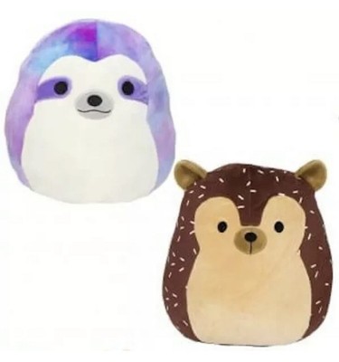 Squishmallows Flip-A-Mallow 4â Hans Hedgehog Flips Into Sharie Sloth Plush NEW | eBay