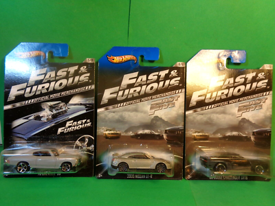 Fast & Furious Movie Merchandise, #5, 6 & 7/8, 1:64, 2012 Hot