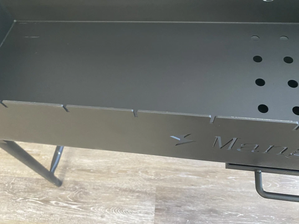 Mangalking Parrilla Barbacoa Patas Plegables 70cm 2MM Espesor Acero GRATIS 5 Brochetas Foto 2 de 4