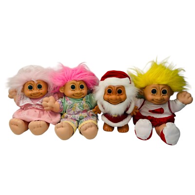 Vintage Troll Russ Dolls Pink Sailor Joy Cheerleader 11