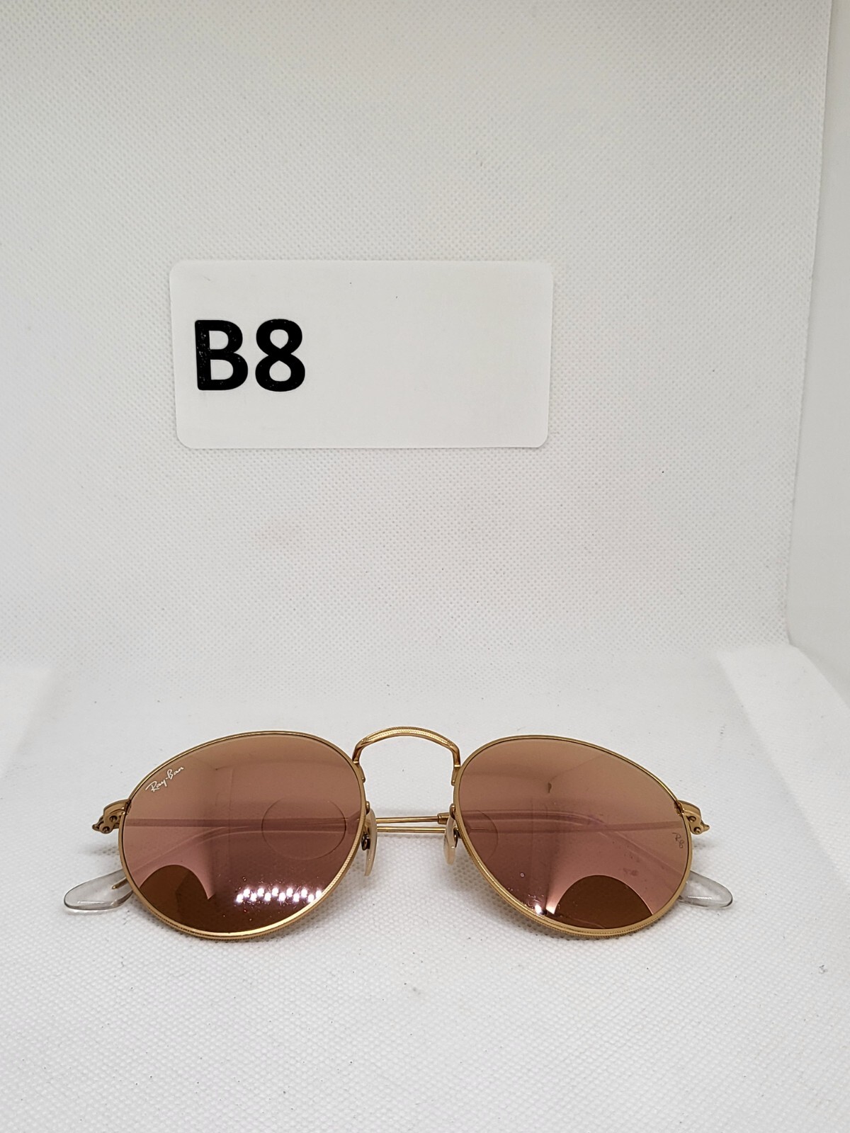 Ray-Ban RB3447 Round Metal Sunglasses Gold 112/72 50-21