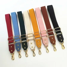 Fashion Pure Color Cotton Webbing Strap Long Adjustable Shoulder Bag Straps