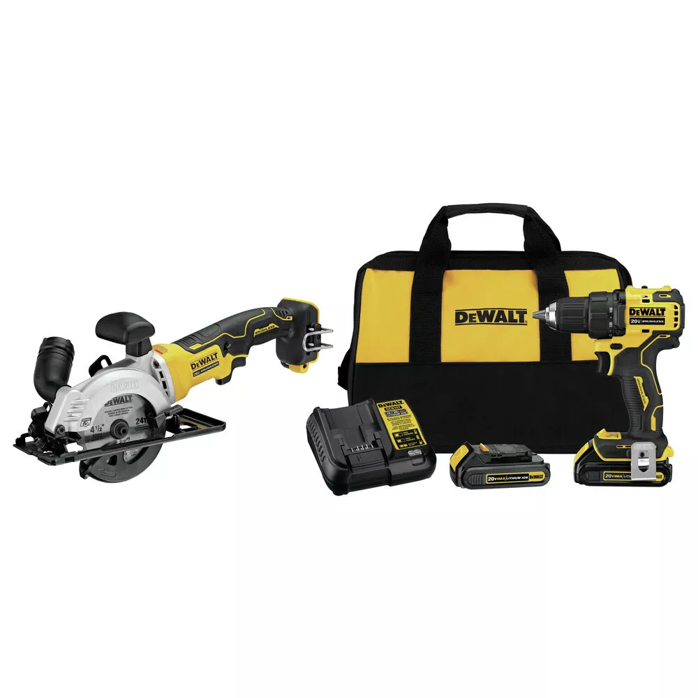 DeWalt DCD708C2 DCS571B BNDL ATOMIC 20V MAX Drill Driver Kit