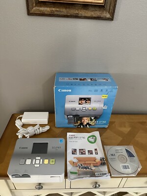 Canon 3501B001,SELPHY CP780 Portable, Photo Printer  Silver Free Shipping Tested