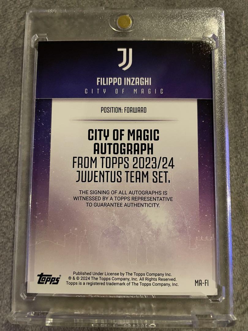 Topps Juventus Inzaghi 50 Limited Editioned 778257 | eBay